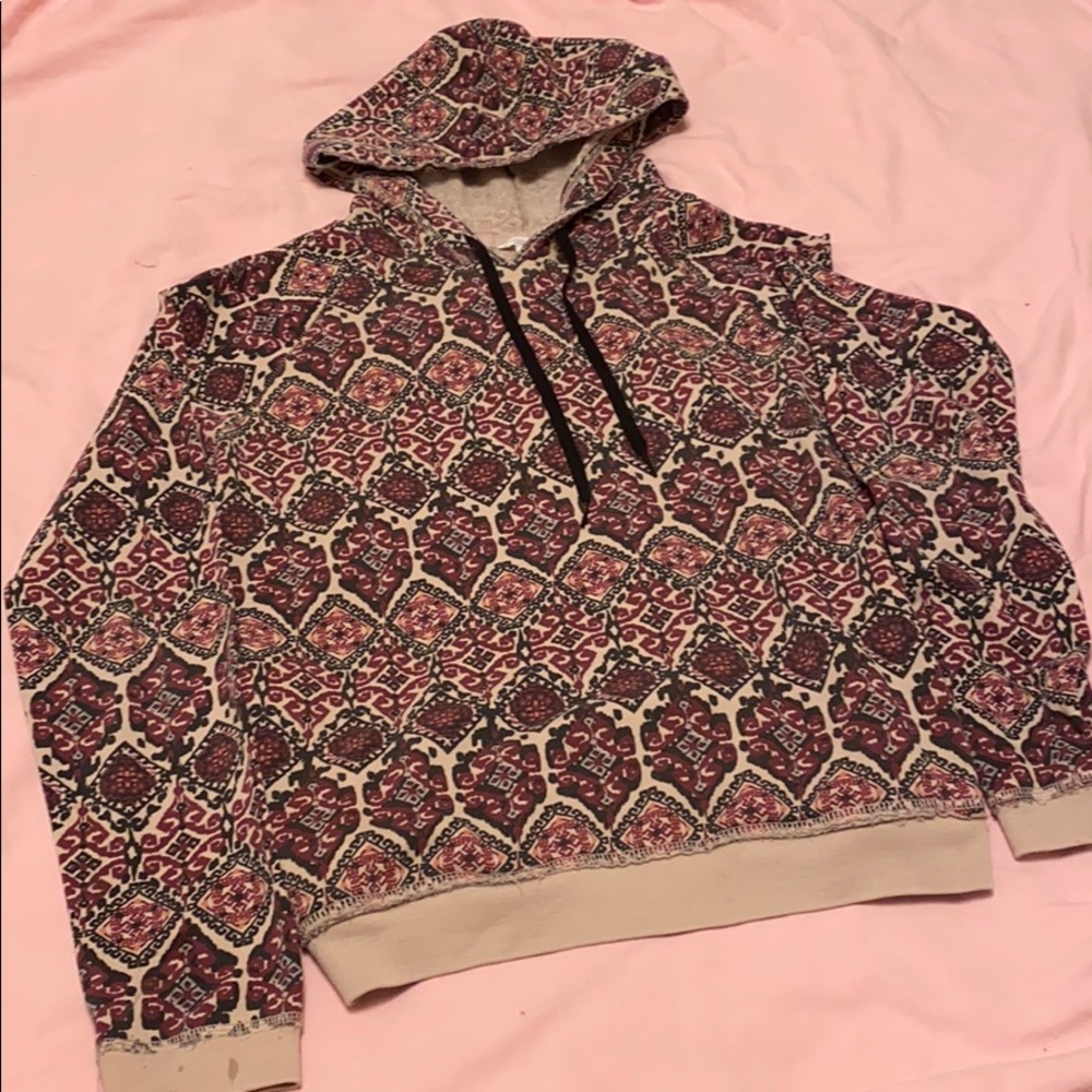 Patterned sweatshirt
